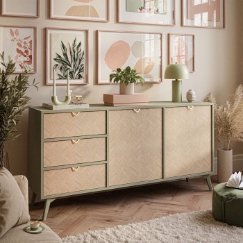 Komoda OLIVE Trio Green