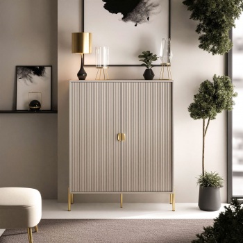 Komoda DAJA Cream Gold