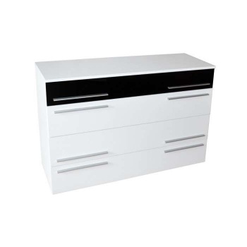 Komoda Gavana White Black...