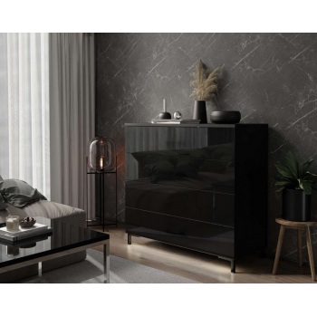 Komoda LUNA Black Full...