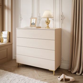 Komoda LUNA Beige Gold