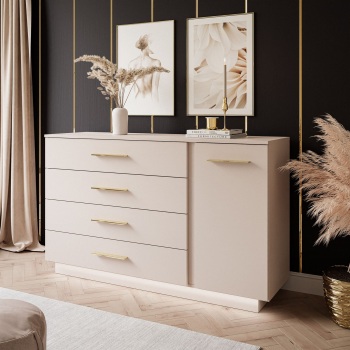 Komoda LUNA II Beige Gold+