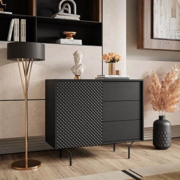 Komoda RICH Black