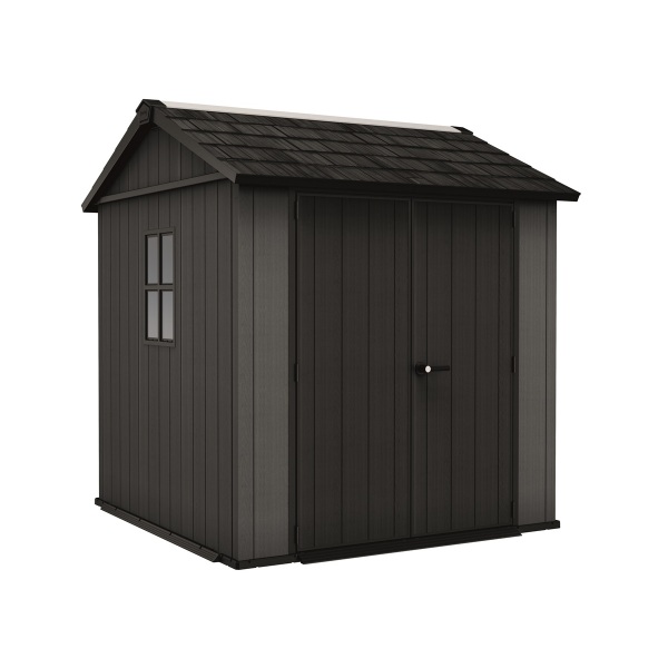 Plastikinis sandėliukas Keter Newton Plus 775 pilkas (5,1 m²) Plastikinis sandėliukas Keter Newton Plus 775 pilkas (5,1 m²)