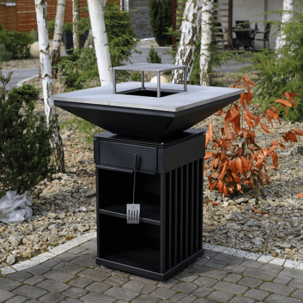 Lauko židinys Quadrum grill vertical Lauko židinys Quadrum grill vertical