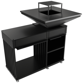 Lauko židinys Quadrum grill horizontal