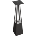 Dujinis šildytuvas terasai UMBRELLA, plienas, juodas
