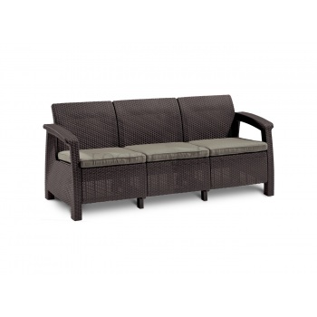 Sofa CORFU LOVE SEAT MAX brown