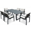 Lauko baldai OPUS DARK GREY