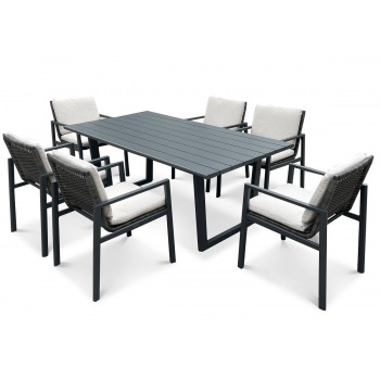 Lauko baldai OPUS DARK GREY