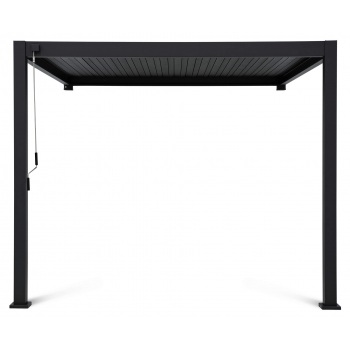 Sieninė pavėsinė PREMIUM WALL 3x3 antracitas
