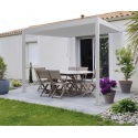 Sieninė pavėsinė PREMIUM WALL 3x3 balta