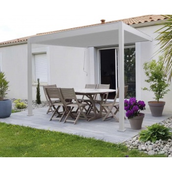 Sieninė pavėsinė PREMIUM WALL 3x4 balta
