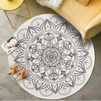 Apvalus kilimas BOHO 120x120cm