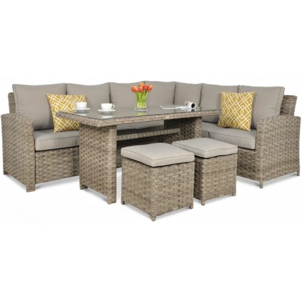 baldų komplektas SANTANA DINING beige baldų komplektas SANTANA DINING beige