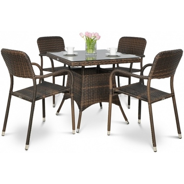 baldų komplektas OPTIMA/LUGO 4+1 modern brown baldų komplektas OPTIMA/LUGO 4+1 modern brown