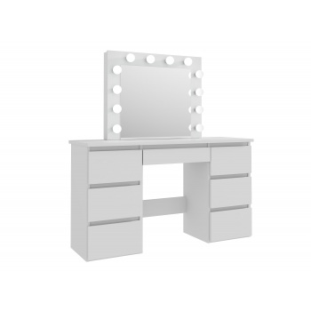 kosmetinis staliukas Beta 4 12 Led baltos spalvos
