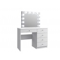 Kosmetinis staliukas Cristal Full 12 LED