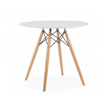 Stalas Oval 80 White