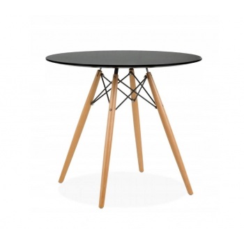 Stalas Oval 80 Black