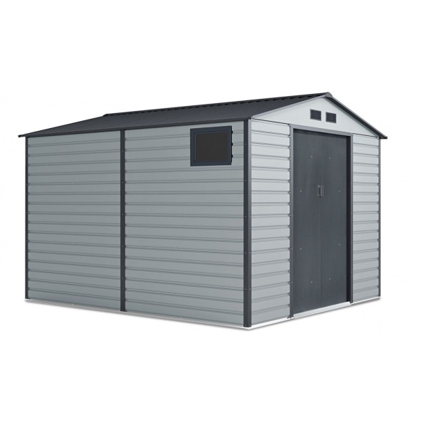 Metalinis įrankių namelis Montreal 9x10 Light Grey Metalinis įrankių namelis Montreal 9x10 Light Grey