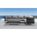 Kampinė sofa Monza Grey