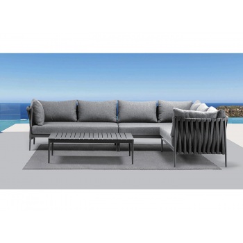 Kampinė sofa Monza Grey