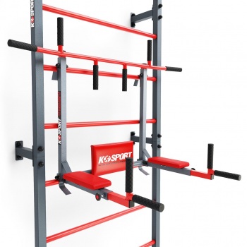 Rinkinys gimnastikos sienelė, skersinis + lygiagretės du viename ir suolas