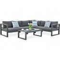 Kampinė sofa Panama Anthracite