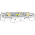 Kampinė sofa Panama White