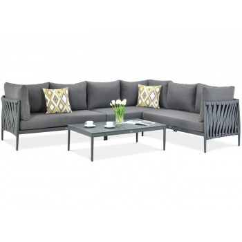 Kampinė sofa Monza Grey