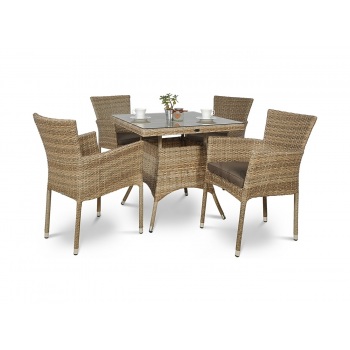 Baldų komplektas Lerida/Lugo 4+1 Modern Beige