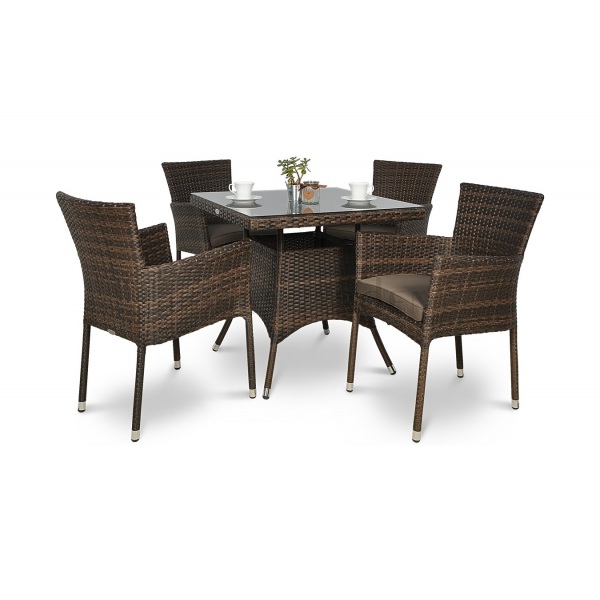 Baldų komplektas Lerida/Lugo 4+1 Modern Brown Baldų komplektas Lerida/Lugo 4+1 Modern Brown