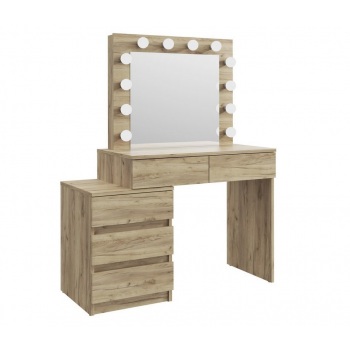 Kosmetinis staliukas Adele 12 LED Craft