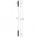 Lengvai lankstytas grifas štangai 120 cm