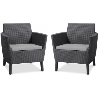 Foteliai SALEMO DUO Graphite