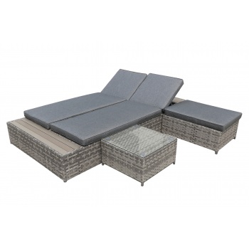 Pinta sofa-lova DIABOLICO Pilkas melanžas