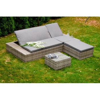 Pinta sofa-lova DIABOLICO Pilkas melanžas