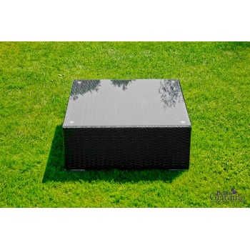 Pintas staliukas 70x70x30 cm Juodas