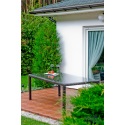 Pintas stalas 200x100x74cm Tamsiai rudas