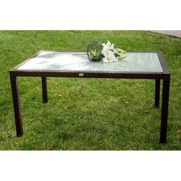 Pintas stalas 150x90x74cm Tamsiai rudas Pintas stalas 150x90x74cm Tamsiai rudas