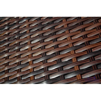 Pintas fotelis ARMCHAIR Tamsiai rudas