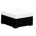 Pintas pufas FOOTSTOOL Juodas