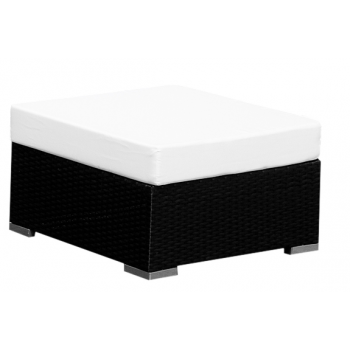 Pintas pufas FOOTSTOOL Juodas